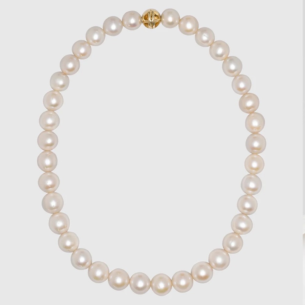 CLASSIC PEARL CHOKER - GOLD